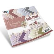 Painted Pansies - Find It Trading Precious Marieke Paper Pack 6"X6" 18/Pkg