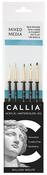 Round, Liner, Filbert, Flat, Angle - Willow Wolfe Callia Artist Mixed Media Detail Brush Set