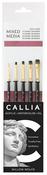 Liner and Chisel Blenders - Willow Wolfe Callia Artist Mixed Media Blending Brush Set