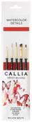 Spotter, Fine Round, Round, Angle, Flat - Willow Wolfe Callia Artist Watercolor Details Brush Set