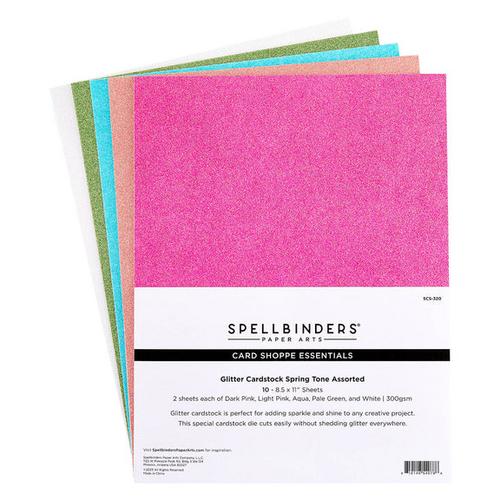 Sparkle Glitter Hot Pink 12x12 Cardstock Paper - 2 Sheets