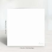 White Greeting Card Base 5.5x5.5 - Mintay Papers