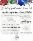 Birthday Sentiments Stamp Set - Emily Moore Designs