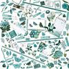 Color Swatch Teal Laser Cut Elements - 49 and Market