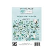 Color Swatch Teal Mini Laser Cut Elements - 49 and Market