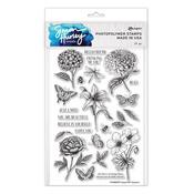 Beautiful Blooms Clear Stamps - Simon Hurley - Ranger