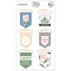 Making The Best Of It Paperclip Banner Stickers - Pinkfresh Studio