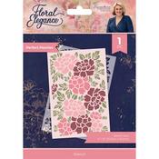 Perfect Peonies Stencil - Floral Elegance - Crafter's Companion