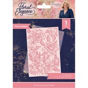 Floral Delight 2D Embossing Folder - Floral Elegance - Crafter's Companion