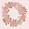 Floral Wreath Layering Stencil - Floral Elegance - Crafter's Companion