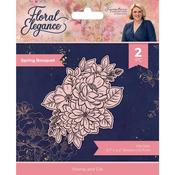 Spring Bouquet Stamp And Metal Die - Floral Elegance -  Crafter's Companion