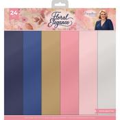 Pearl 12x12 Paper Pad - Floral Elegance - Crafter's Companion