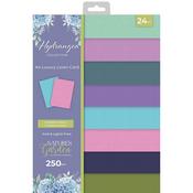 Nature's Garden Hydrangea Luxury Linen Card Pack A4 - Crafter's Companion