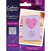 Love Is In the Stars Cosmic Stamp And Metal Die - Crafter's Companion