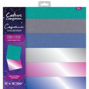 Cosmic Mirror & Glitter  12x12 Card Pad - Crafter's Companion