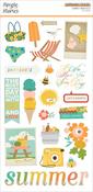 Summer Snapshots Chipboard Stickers - Simple Stories