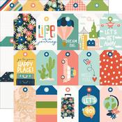 Tags Elements Paper - Pack Your Bags - Simple Stories