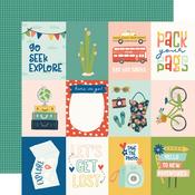Elements 3x4 Paper - Pack Your Bags - Simple Stories