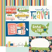 Elements 4x6 Paper - Pack Your Bags - Simple Stories