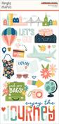 Pack Your Bags Chipboard Stickers - Simple Stories