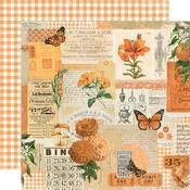 Orange Collage Paper - Simple Vintage Essentials Color Palette - Simple Stories