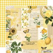 Yellow Collage Paper - Simple Vintage Essentials Color Palette - Simple Stories