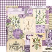 Purple Collage Paper - Simple Vintage Essentials Color Palette - Simple Stories