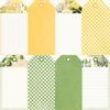 Yellow & Green Tags Paper - Simple Vintage Essentials Color Palette - Simple Stories