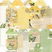 Yellow & Green Tags Paper - Simple Vintage Essentials Color Palette - Simple Stories