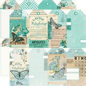 Teal & Mint Tags Paper - Simple Vintage Essentials Color Palette - Simple Stories