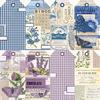 Blue & Purple Tags Paper - Simple Vintage Essentials Color Palette - Simple Stories