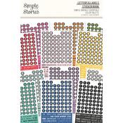 Letters & Labels Sticker Book - Simple Vintage Essentials Color Palette - Simple Stories