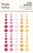 Glossy Enamel Dots Warm - Simple Vintage Essentials Color Palette - Simple Stories
