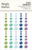 Cool Glossy Enamel Dots - Simple Vintage Essentials Color Palette - Simple Stories
