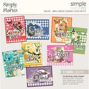 Simple Stories Simple Cards Card Kit - Simple Vintage Essentials Color Palette - Simple Stories - PR