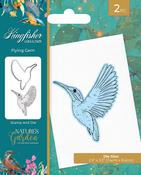 Flying Gem - Nature's Garden Kingfisher Stamp And Metal Die