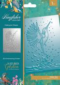 Halcyon Daze - Nature's Garden Kingfisher 3D Embossing Folder 5"X7"