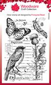 Singles Nature Page - Woodware Clear Stamps 4"X6"