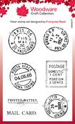 Singles Extra Postmarks - Woodware Clear Stamps 3"X4"