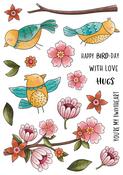 Birdsong Blooms - Creative Expressions Jane's Doodles Clear Stamp 6"X8"