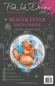 Beaver Fever - Pink Ink Designs 6"X8" Clear Stamp Set