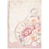 Clock Rice Paper - Romance Forever - Stamperia