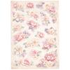 Floral Background Rice Paper - Romance Forever - Stamperia