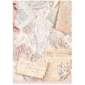 Letters Rice Paper - Romance Forever - Stamperia
