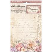 Romance Forever A6 Rice Paper Backgrounds Pack - Stamperia