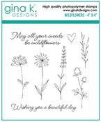 Wildflowers Mini Stamp Set - Gina K Designs