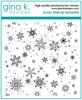 Delicate Snowflake Background Stamp - Gina K Designs