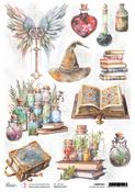 Potions And Books A4 Rice Paper - Ciao Bella