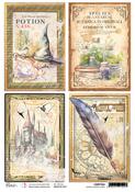 Wizard Academy Cards A4 Rice Paper - Ciao Bella