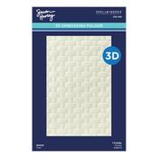 Woven, Spring Sampler - Spellbinders 3D Embossing Folder By Simon Hurley